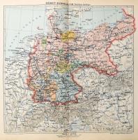 1905 Középiskolai földrajzi atlasz. Tervezte és rajzolta: Kogutowicz Manó. Tartalma: 44 fő- és 5 mel...