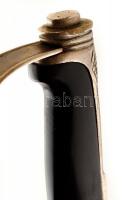 Olasz 1871M lovastiszti kard, gazdagon díszített, címeres pengével, hüvellyel, h: 100 cm / Italian c...