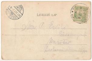 1907 Kisterenye, Kis-Terenne (Bátonyterenye); látkép. Bogenglück Mór kiadása (EK)