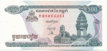 Kambodzsa 1998. 100R T:I Cambodia 1998. 100 Riels C:UNC Krause P#41b