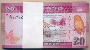 Srí Lanka 2010. 20R (80x, sorszámkövetők) T:I Sri Lanka 2010. 20 Rupees (80x, consecutive serials) C:UNC Krause P#123