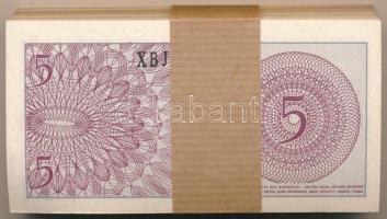 Indonézia 1964. 5s (100x) sorszámkövetők, kötegelővel T:I,I-
Indonesia 1964. 5 Sen (100x) consecuti...