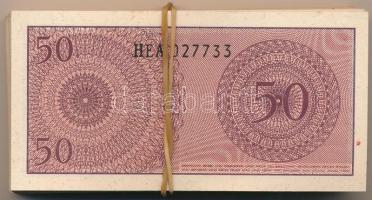 Indonézia 1964. 50s (100x) sorszámkövetők T:I,I- Indonesia 1964. 50 Sen (100x) consecutive serials C...