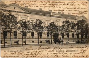 1903 Debrecen, református leánynevelő intézet. Pongrácz Géza kiadása (EK)