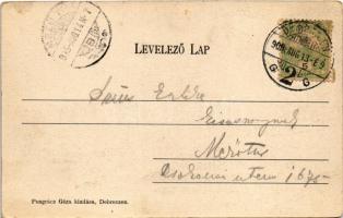 1905 Debrecen, Gazdasági tanintézet Pallagon. Pongrácz Géza kiadása (EK)