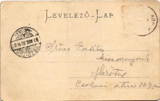 1899 (Vorläufer) Szolnok, Jász-Nagykun-Szolnok megye székháza. Fuchs Lipót kiadása (Rb)