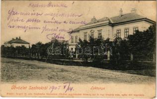 1905 Szolnok, Laktanya. Szigeti H. udvari fényképész kiadása (EK)