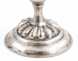 Ezüst(Ag) kupicapár, jelzett, m: 9 cm, nettó: 111,5 g