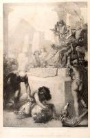 Madách Imre: Az ember tragédiája. Zichy Mihály húsz képével rézfénymetszetben. Bp., 1893., Athenaeum...