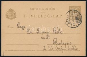 1909 Borovszky Samu (1860-1912) saját kézzel írt levelezőlapja és sorai Dr. Iványi Bélának