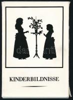 1985 Kinderbildnisse. Schattenbilder Folge VI. Weimar, 1985, Nationale Forschungs- und Gedenkstätten der klassischen Literatur, 9 t. (árnyképek). Német nyelven feliratozva. Kissé sérült kiadói papírmappában, a képek jó állapotban.