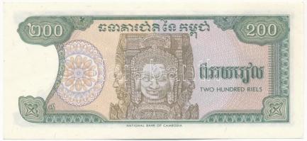Kambodzsa 1992. 200R T:I-  Cambodia 1992. 200 Riels C:AU Krause P#37a
