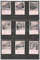 1936 Szent István napi körmenet 17 db fotó közötte hősi emlékművek is