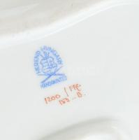 Herendi BFR (BOUQUET de FRUITS) gyümölcs mintás nagy leveles kínáló, jelzett, kopásnyomokkal. 24x20x...