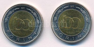 2002. 100Ft bicolor "Kossuth" (2x) T:1,1- Adamo FOEM1