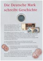 Németország 1994D 1M Cu-Ni "50 éves a Német márka" karton díszlapon T:1
Germany 1994D 1 M...