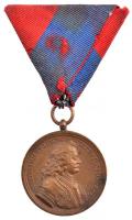 1938. Felvidéki Emlékérem, II. Rákóczi Ferenc bronz kitüntetés mellszalagon T:1-  Hungary 1938. Upper Hungary Medal, Francis II Rákóczi bronze decoration with ribbon C:AU  NMK 427.