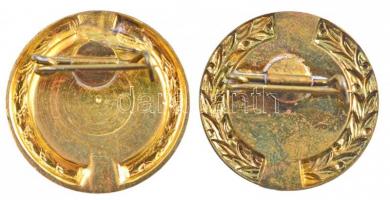 ~1970. "Igazságügyi Törzsgárda - 20" jelvény, eredeti tokban + "Igazságügyi Törzsgárd...