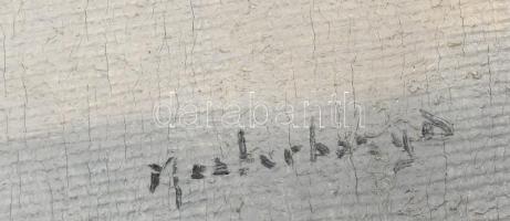 Mesterházy Dénes (1900-1949 körül): Csendélet. Olaj, vászon, jelzett, vakráma nélkül, 50×68 cm