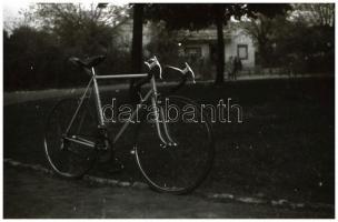 1959 Versenybicikli és versenyző, 7 db negatív kocka