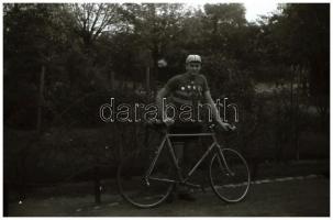 1959 Versenybicikli és versenyző, 7 db negatív kocka