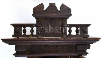 Falióra, neobarokk, egy dísz lejár, nem kipróbált 90 cm