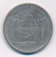 1930. 5P Ag "Horthy jobbra" T:3 patina Adamo P8
