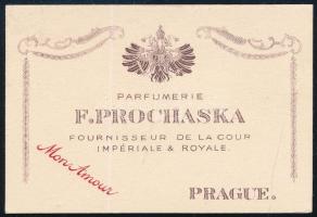 F. Prochaska Prága illatosító lapocska borítékban