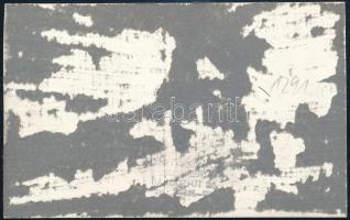 cca 1930-1940 Horthy Miklós (1868-1957) kormányzó íróasztalánál, egyenruhában, Schäffer Gyula pecsét...