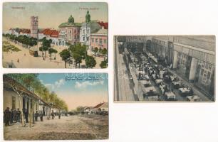 20 db RÉGI történelmi magyar város képeslap vegyes minőségben / 20 pre-1945 historical Hungarian tow...