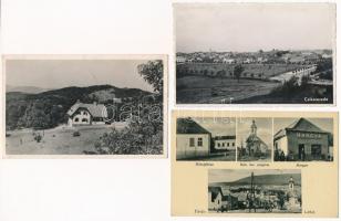 9 db RÉGI történelmi magyar város képeslap vegyes minőségben / 9 pre-1945 historical Hungarian town-...