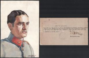 1919-1931 Michailovits György huszár főhadnagy, a cs. és kir. 10. huszárezred volt tisztje részére k...