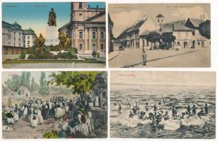8 db RÉGI magyar város képeslap / 8 pre-1945 Hungarian town-view postcards