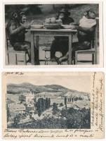 8 db RÉGI magyar város képeslap / 8 pre-1945 Hungarian town-view postcards