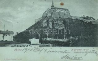 Nyitra castle litho