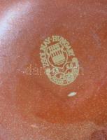 Zsolnay eozin mázas váza, jelzett, hibátlan, m: 23,5 cm