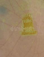 Zsolnay eozin mázas váza/korsó, jelzett, apró kopásnyomokkal, m: 30 cm