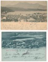 11 db RÉGI külföldi város képeslap / 11 pre-1945 European town-view postcards