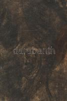 Nagy István (1873-1937): Gyerekportré. Szén, papír, jelezve jobbra lent, üvegezett fakeretben, 40,5x...