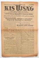1946 A Kis Újság szeptember 19-i száma, címlapon: Magyarország válaszol a szlovákiai magyarok kitelepítése ügyében
