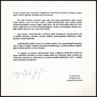 1979 Varga Bencsik József grafikus aláírt katalógusa