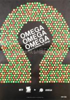 1984 Omega, Omega, Omega; az együttesről készült koncertfilm plakátja, rendezte: Jancsó Miklós, MOKÉP-MAHIR, hajtva, 55,5x39,5 cm
