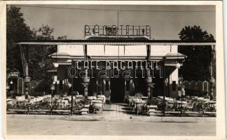 1938 Budapest XII. Svábhegy, Cafe Bagatelle terasza. Szépkilátás út 1.