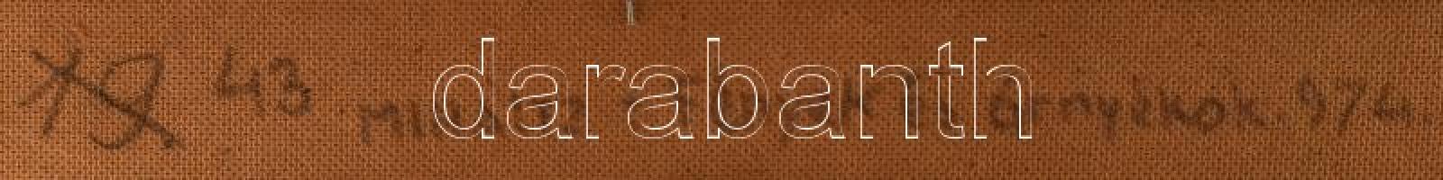 Miháltz Pál (1899-1988): Fények és árnyékok, 1974. Tojás-olajtempera, farost. Jelezve jobbra lent. H...