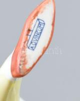 Aquincum zenész figura .Tervező: Török János. Kézzel festett, jelzett, hibátlan. 20 cm