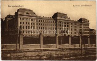 Marosvásárhely, Targu Mures; Katonai alreáliskola. Porjes S. Sándor kiadása / K.u.K. military school