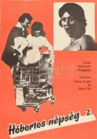 cca 1983 Hóbortos népség 2. botswanai filmvígjáték, filmplakát, hajtva, 56,5x39,5 cm
