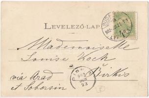1902 Budapest V. Grand Hotel Hungaria nagy szálloda, konyha belső szakácsokkal. Klösz György