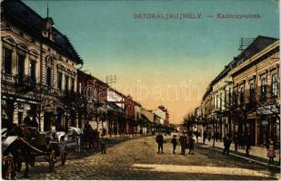 1924 Sátoraljaújhely, Kazinczy utca, drogéria, Vilkovszky Kálmán üzlete