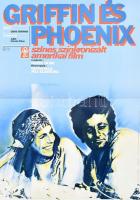 1979 Griffin és Phoenix, főszerepben: Peter Falk, filmplakát, MOKÉP-MAHIR, 3940 pld., hajtva, 56,5x40 cm